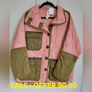 Free People Puffa jacket size xs NWT